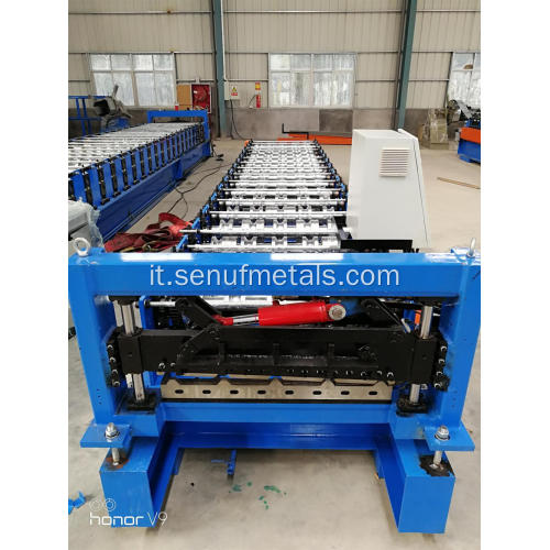 Maquina chapa techo trapezoidale acero galvanizado